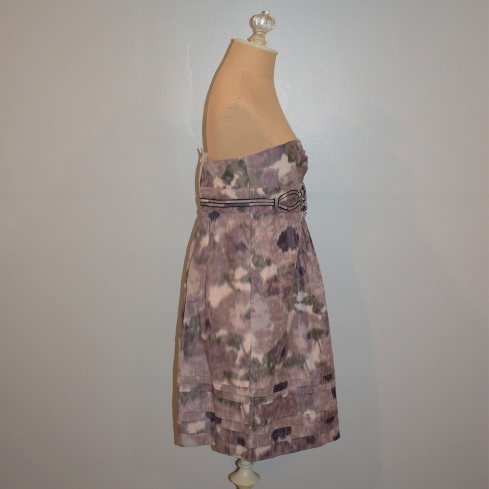 BCBG Max Azria Strapless Silk Blend Dress - Picture 3 of 5